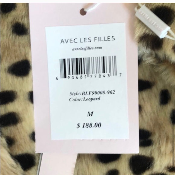 Faux fur leopard jacket - Picture 5 of 5